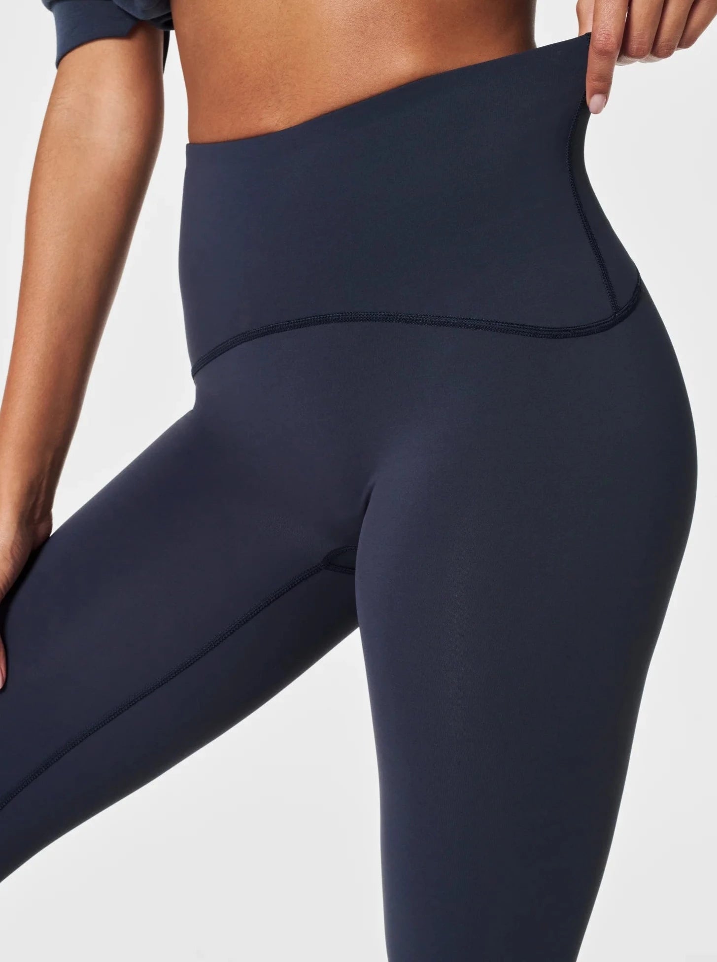 Spanx Booty Boost Active High Waist 7/8 Leggings In Smoke