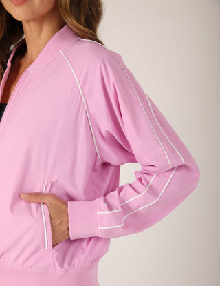 Glyder Track Mode Jacket - Wild Orchid/White