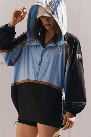 Free People Like The Wind Colorblock Jacket