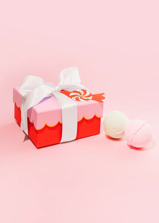 Musee Christmas Scalloped Bath Balm Set