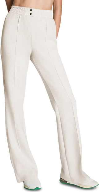 Spanx Brushed AirEssentials Flare Pant - Heather Cream