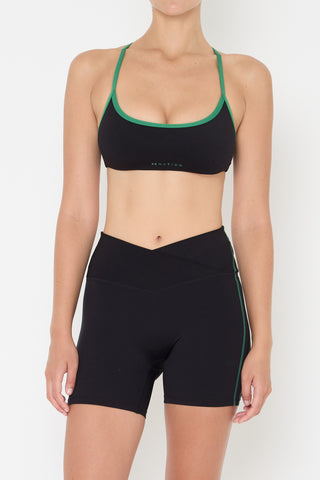 P.E. Nation Clarity Bike Short - Black/Amazon
