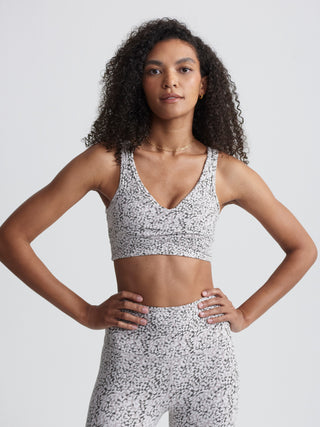 Varley Move Kellam Bra - Mono Distorted Cheetah