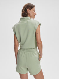 Varley Ollie High Rise Short 3.5 - Snow Sage