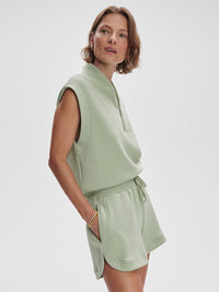 Varley Ollie High Rise Short 3.5 - Snow Sage
