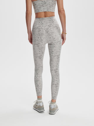 Varley Move Super High Legging 25 - Ivory Textured Snake
