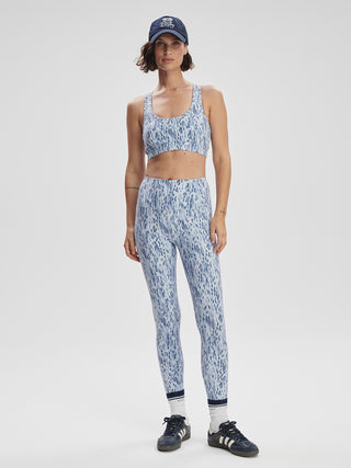 Varley Move Selma Bra - Chambray Leopard