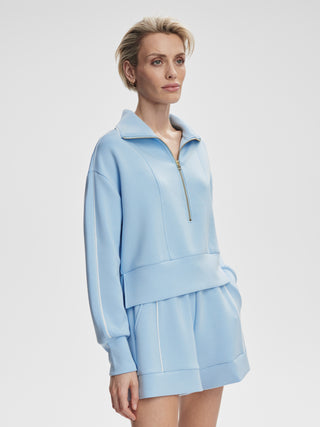 Varley Davenport Half Zip - Airy Blue