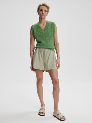 Varley Antonella Knit Vest - English Ivy
