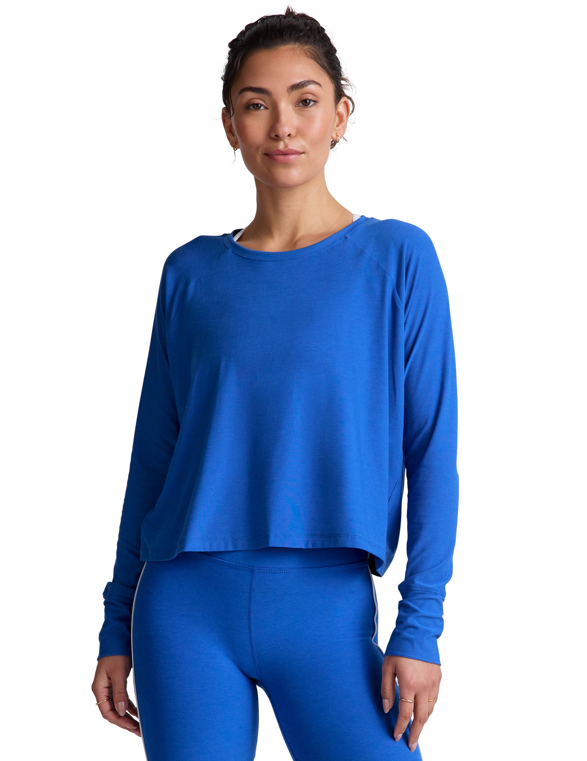 Beyond Yoga Featherweight Daydreamer Pullover - Court Blue