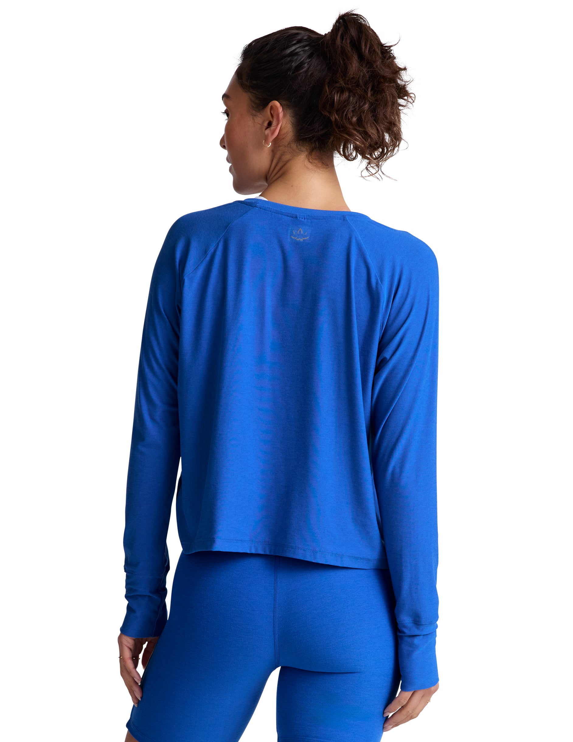 (取寄) ビヨンドヨガ レディース フェザーウェイト デイドリーマー プルオーバー Beyond Yoga women Featherweight Daydreamer Pullover Court Blue Heather Beyond Yoga Featherweight Daydreamer Pullover - Court Blue