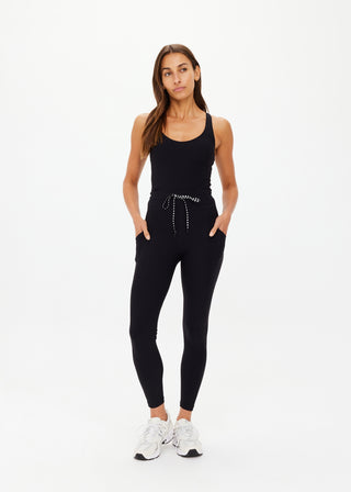 The Upside Peached 25 Inch Pocket Midi Pant - Black