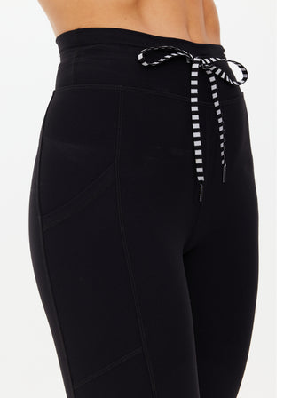 The Upside Peached 25 Inch Pocket Midi Pant - Black