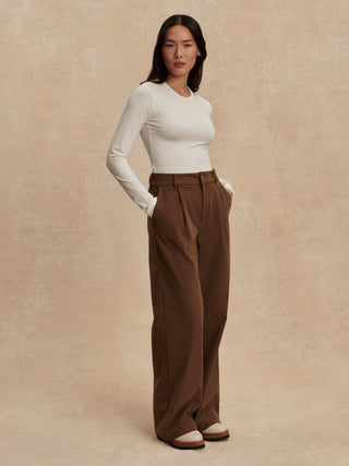 Varley Edna Long Sleeve - White