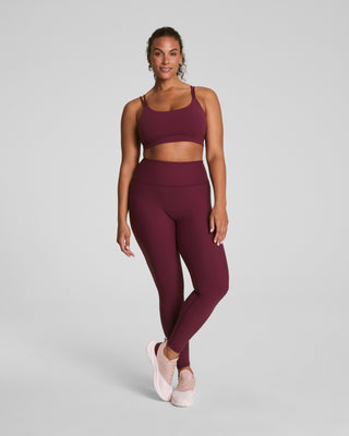 Spanx Smooth OnForm Full Length Legging - Plum Berry