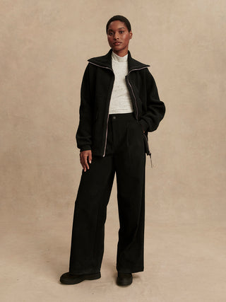 Varley Eleanor Patch Pocket Fleece - Black