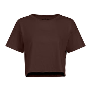 Year Of Ours Cropped Tee - Dark Oak