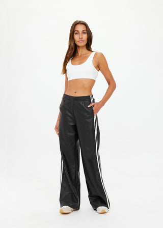 The Upside Vegan Leather Twilight Pant - Black