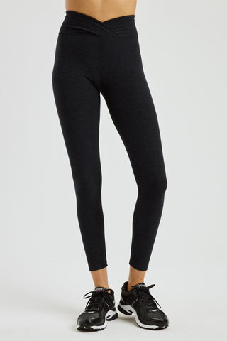 Year Of Ours Stretch Veronica Legging - Heather Black