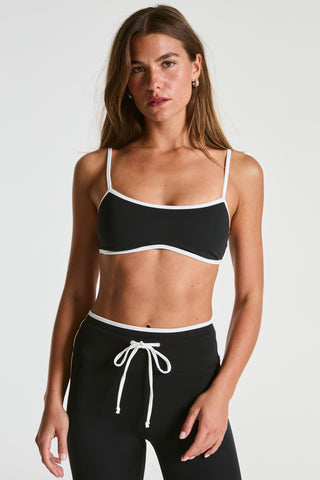 Year Of Ours Sport Monica Bra - Black/White