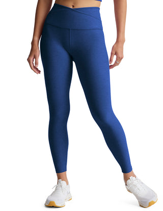 Beyond Yoga Spacedye At Your Leisure HW Midi Legging - Marine Blue Heather