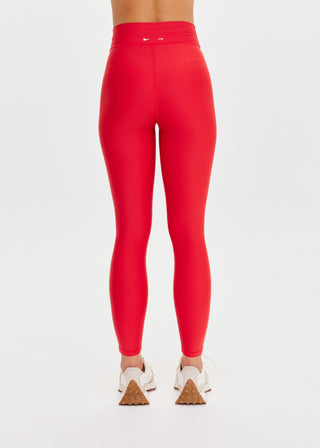 The Upside Oxford 25 Inch Midi Pant - Cherry