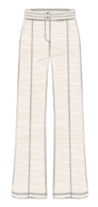 Spanx Brushed AirEssentials Flare Pant - Heather Cream