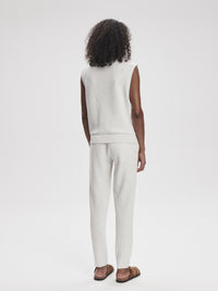 Varley Vicky Button Gilet - Ivory Marl