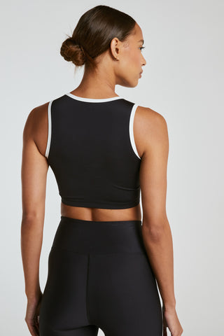 Year Of Ours Two Tone Cut Out Bra - Black/White