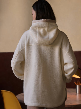 Varley Fey Relaxed Fleece - Egret