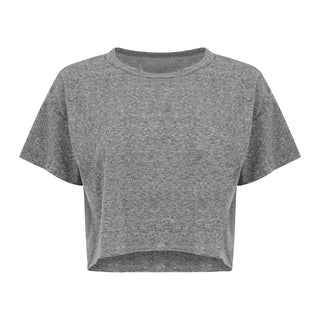 Year Of Ours Cropped Tee - Heathered Grey