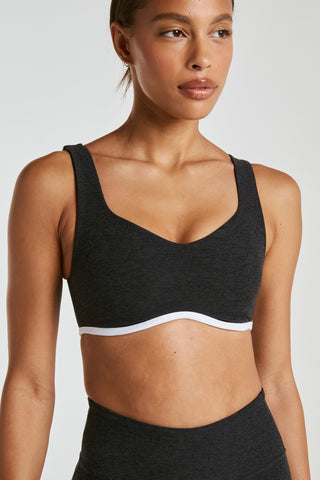 Year Of Ours Isadora Bra - Heather Black/White