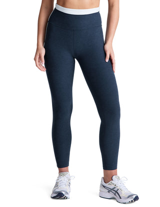 Beyond Yoga Spacedye Trophy High Waisted Midi Legging - Nocturnal Navy/Cloud White