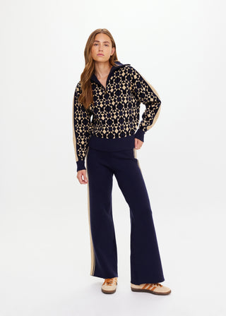 The Upside Cosmo Kairo Half Zip Knit - Geo