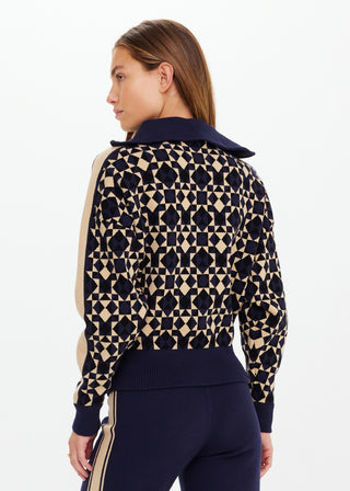 The Upside Cosmo Kairo Half Zip Knit - Geo
