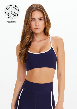 The Upside Samara Bowie Bra - Navy