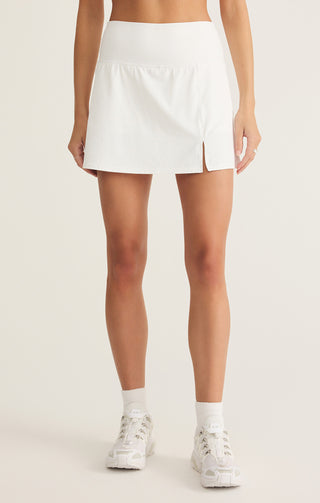 Z Supply Never Better Rib Skirt - White