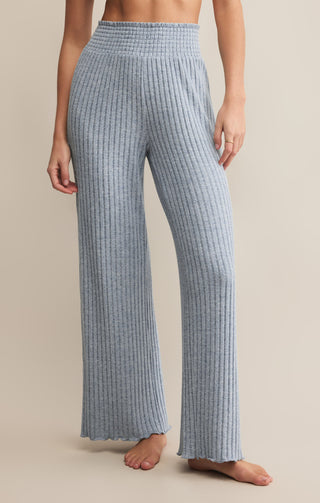 Z Supply Dawn Smocked Pant - Light Denim