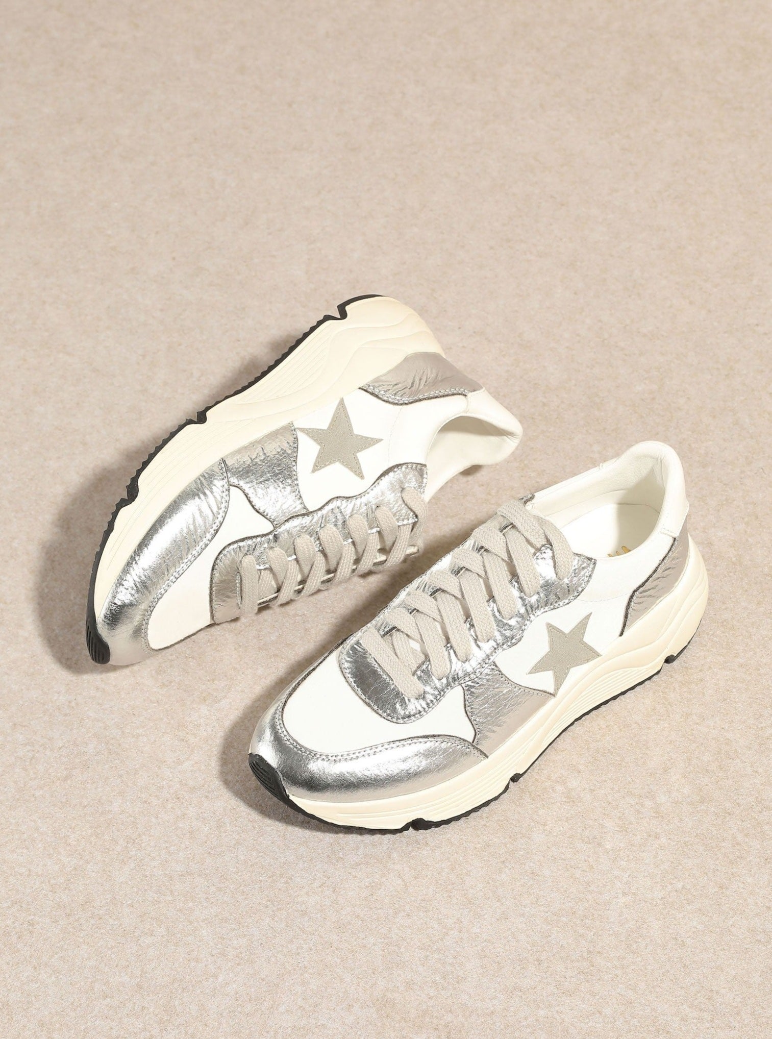 silver star sneaker