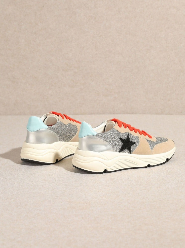 popstar glitter sneaker